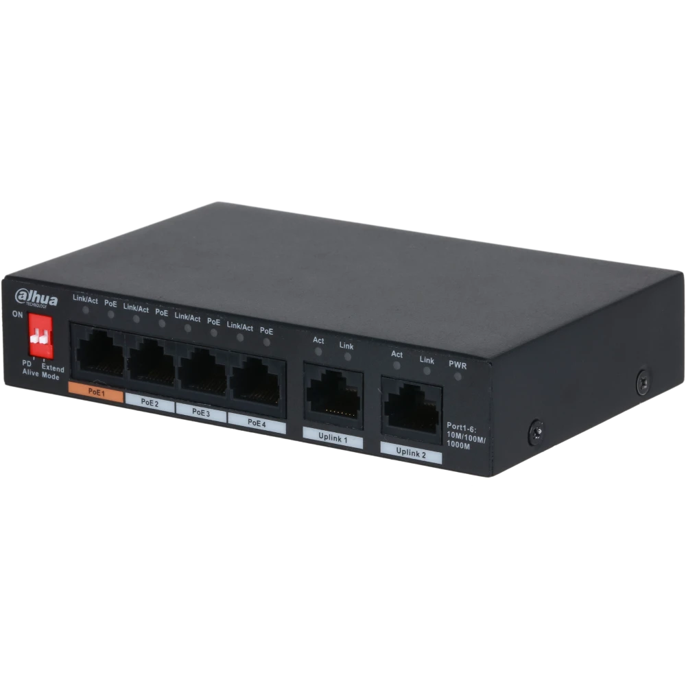 Коммутатор (свитч) Dahua DH-PFS3006-4GT-60 - фото 2