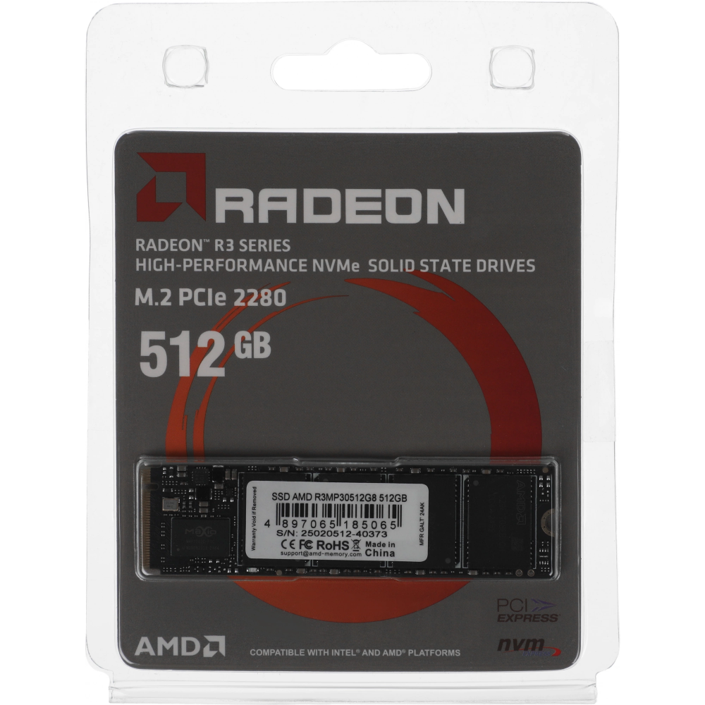 Накопитель SSD 512Gb AMD R3 Series (R3MP30512G8) - фото 6