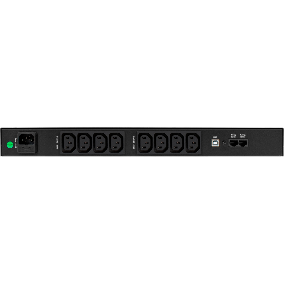 ИБП ExeGate 1U ServerRM UNL-1200.LCD.AVR.8C13.RJ.USB.1U - EX297854RUS - фото 3