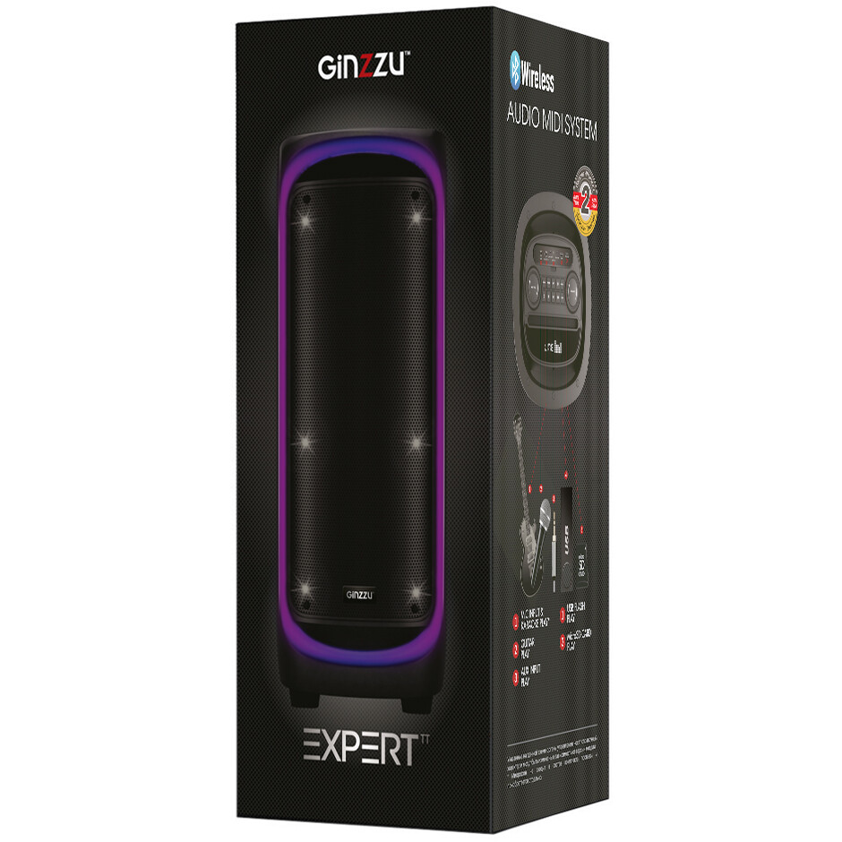 Портативная акустика Ginzzu GM-206 - фото 8