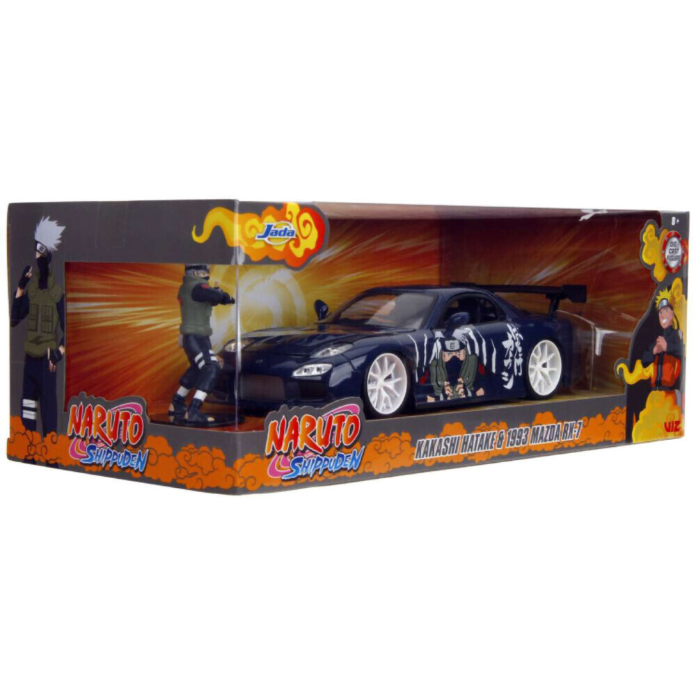 Коллекционная модель с фигуркой Jada Toys 1993 Mazda RX-7 with Kakashi - 35349 - фото 6