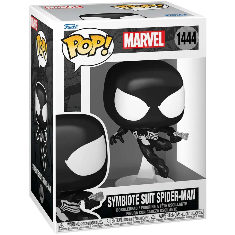 Фигурка Funko POP! Bobble Marvel Comics Symbiote Suit Spider-Man - 83749 - фото 2