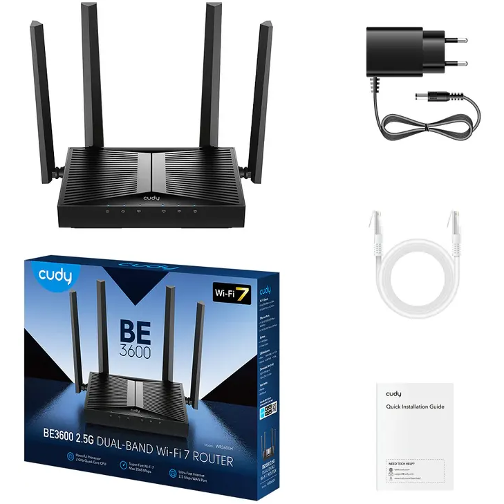 Wi-Fi маршрутизатор (роутер) Cudy WR3600H - фото 3