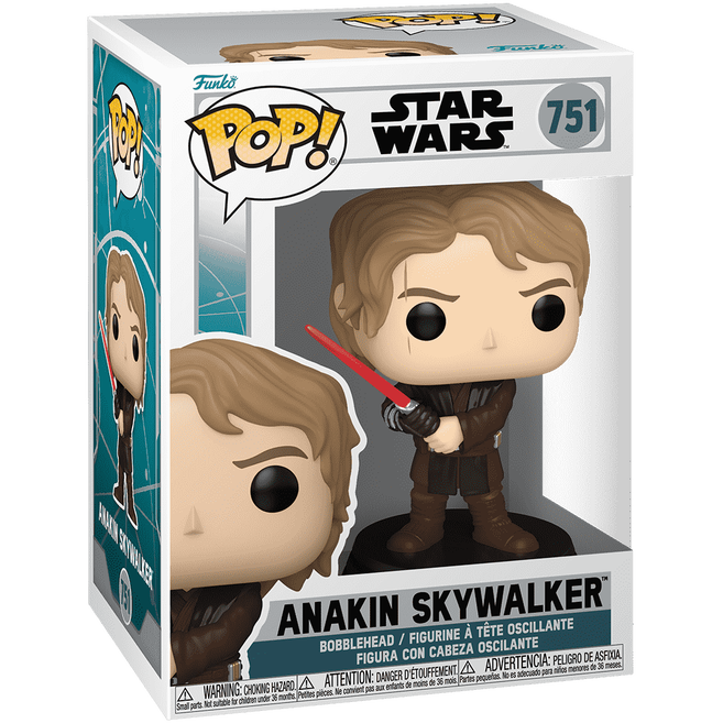 Фигурка Funko POP! Bobble Star Wars Ahsoka S3 Anakin Skywalker - 83763 - фото 2