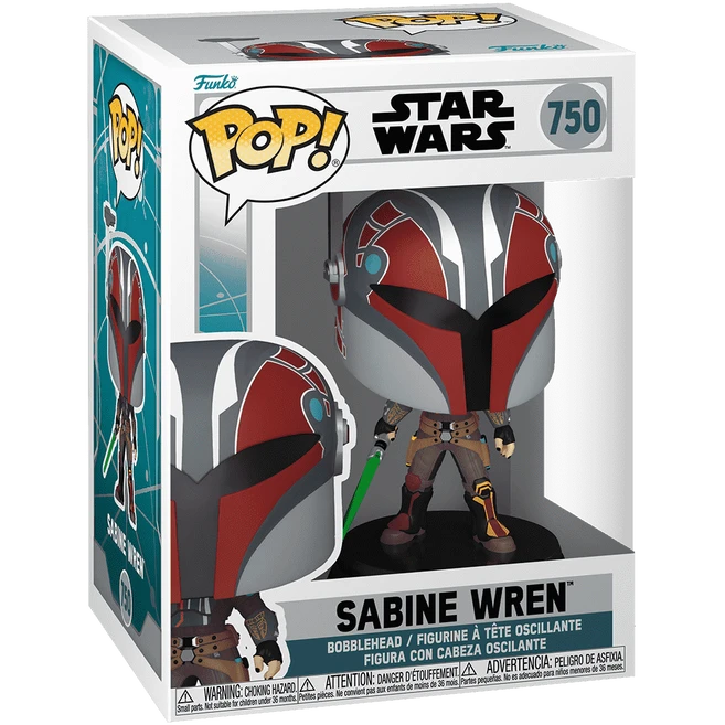 Фигурка Funko POP! Bobble Star Wars Ahsoka S3 Sabine Wren - 83761 - фото 2