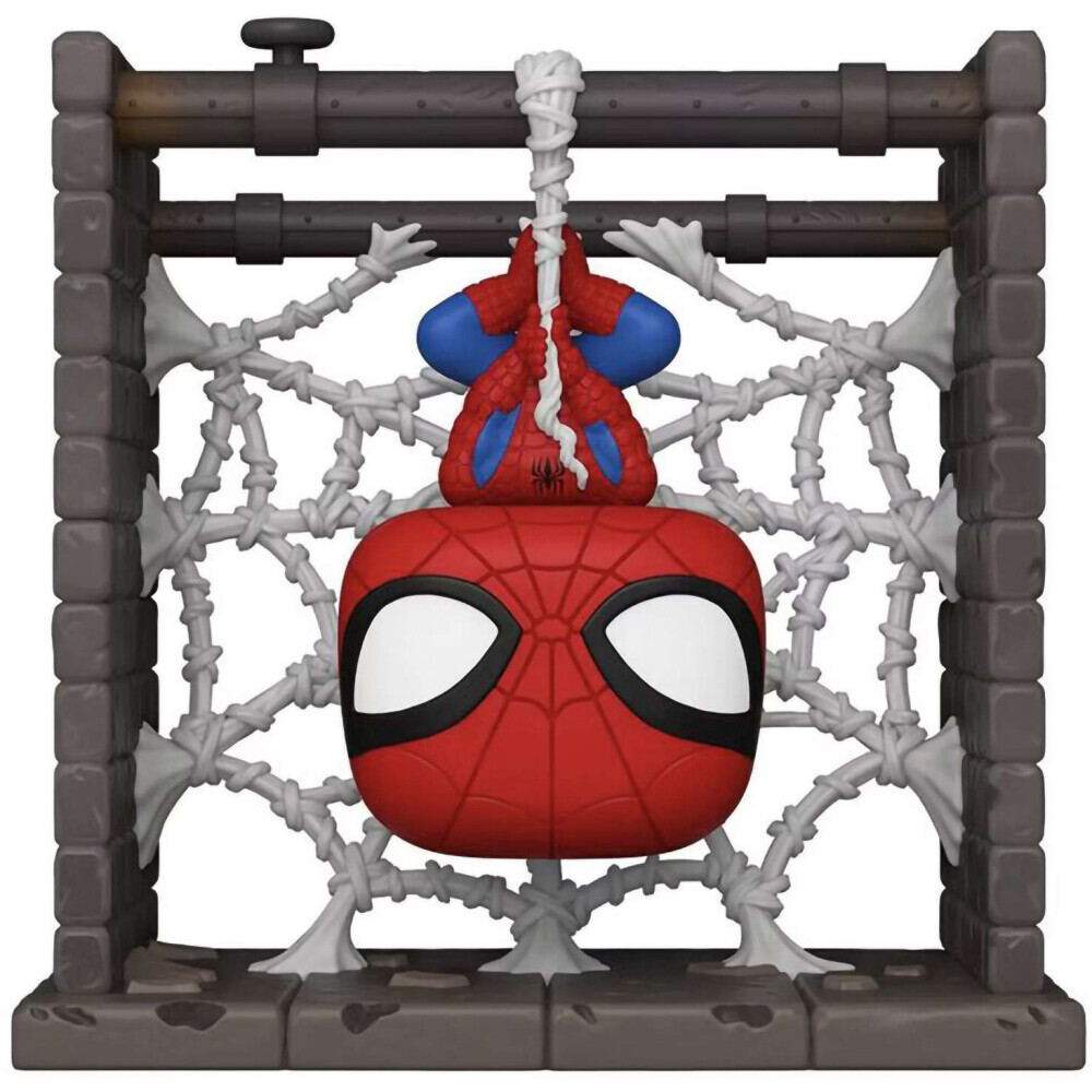 Фигурка Funko POP! Deluxe Bobble Marvel Spider-Man (Webbed) - 84425