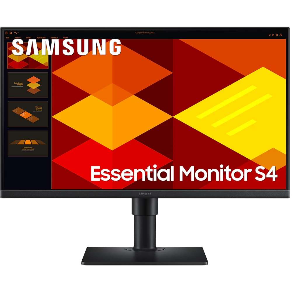 Монитор Samsung 24" Essential S4 - LS24D400GAIXCI