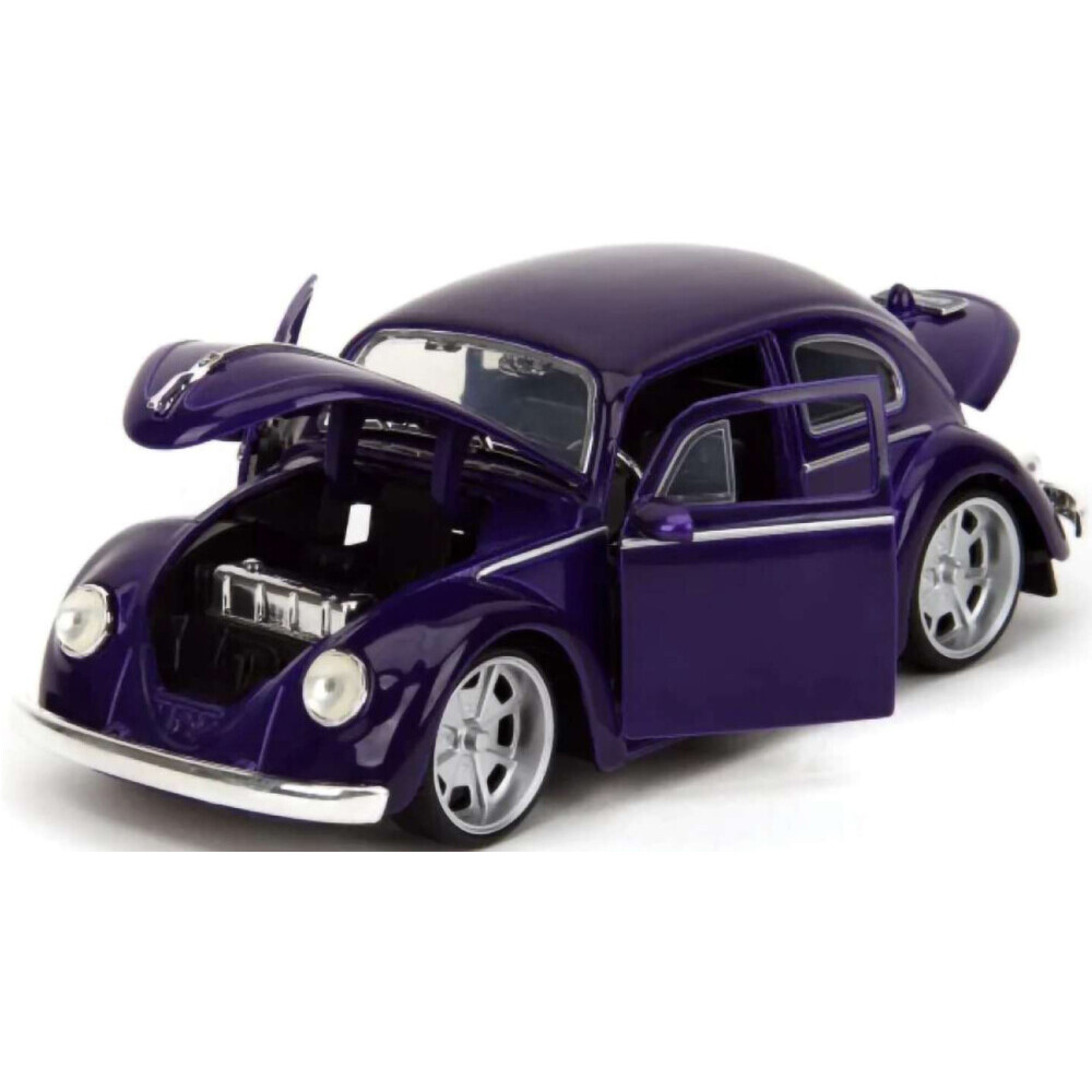 Коллекционная модель с фигуркой Jada Toys Volkswagen Beetle with Wednesday - 35131 - фото 3