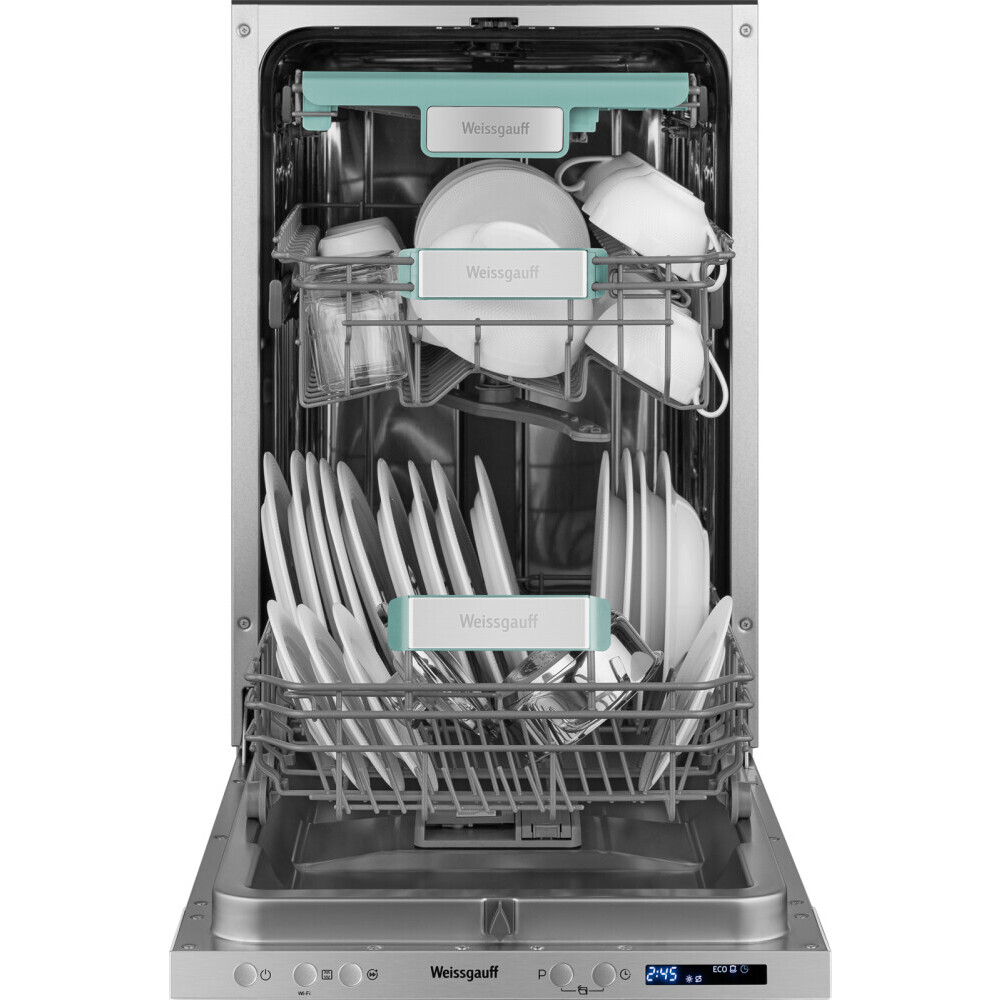 Встраиваемая посудомоечная машина Weissgauff BDW 4533 Wi-Fi Inverter Autoopen - 433785 - фото 4