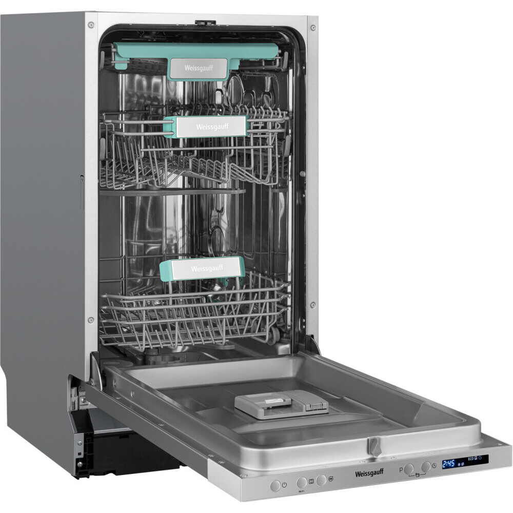 Встраиваемая посудомоечная машина Weissgauff BDW 4533 Wi-Fi Inverter Autoopen - 433785 - фото 5