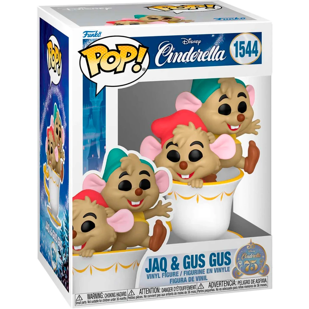 Фигурка Funko POP! Disney Cinderella 75th Jaq & Gus Gus in Cup - 83458 - фото 2
