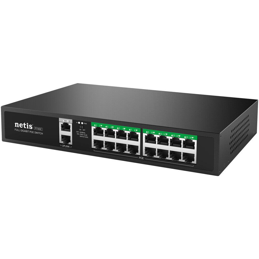 Коммутатор (свитч) Netis P116GC - фото 2
