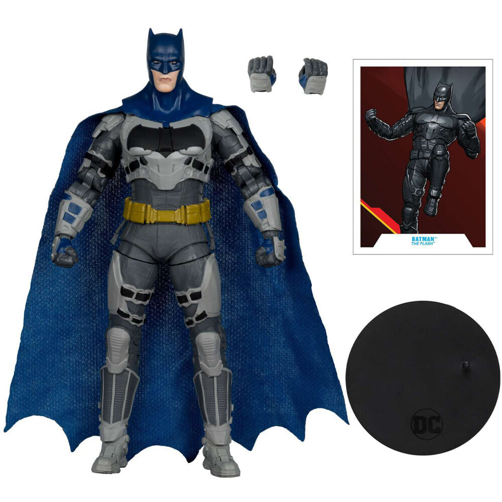 Фигурка McFarlane Toys DC Multiverse Batman (The Flash Movie) Blue/Grey (Chase) - 787926172928 - фото 4
