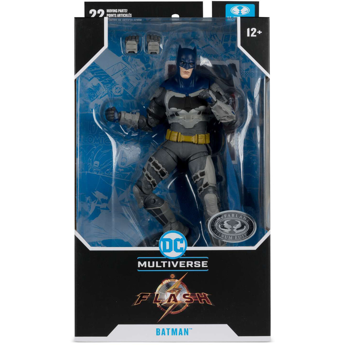 Фигурка McFarlane Toys DC Multiverse Batman (The Flash Movie) Blue/Grey (Chase) - 787926172928 - фото 5