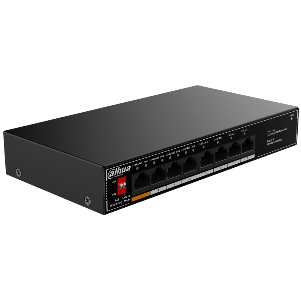 Коммутатор (свитч) Dahua DH-SG1008LP
