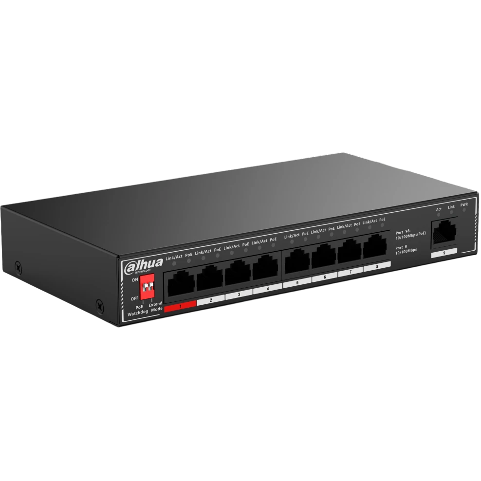 Коммутатор (свитч) Dahua DH-SF1009P