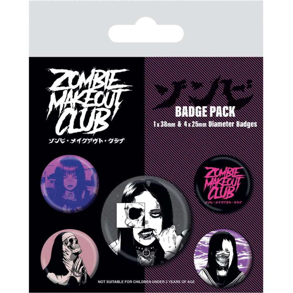 Набор значков Pyramid International Zombie Makeout Club