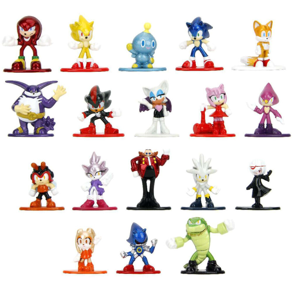 Набор фигурок Jada Toys Nano Sonic The Hedgehog (18 шт.)