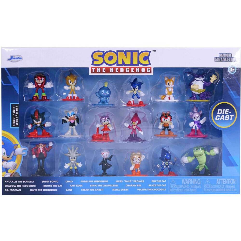 Набор фигурок Jada Toys Nano Sonic The Hedgehog (18 шт.) - 35642 - фото 7