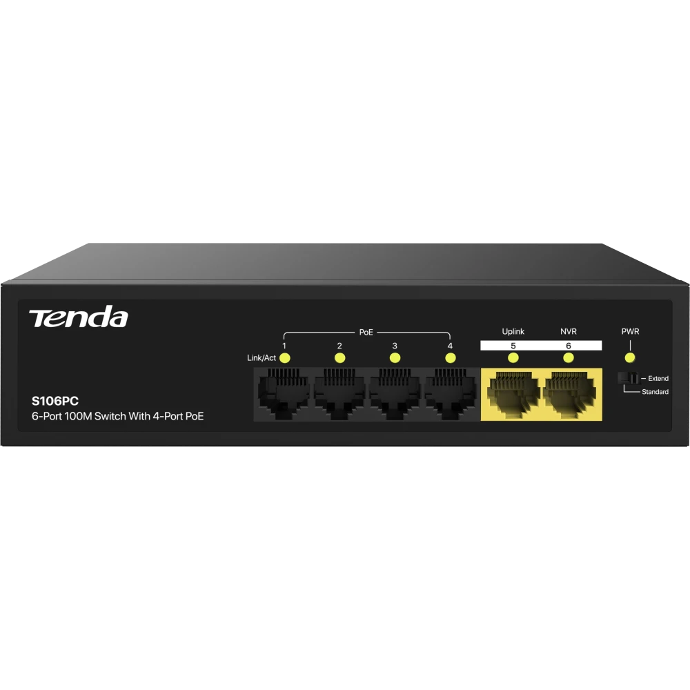 Коммутатор (свитч) Tenda S106PC - фото 2
