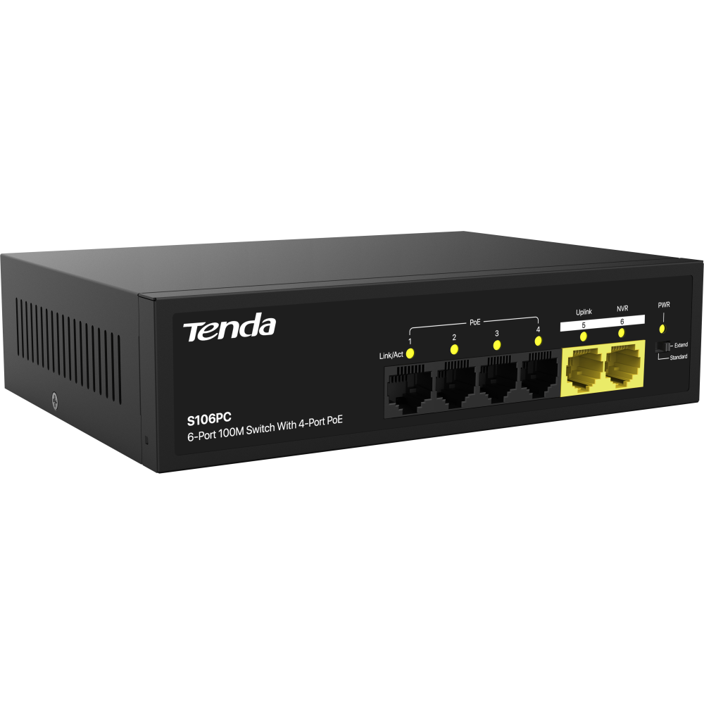Коммутатор (свитч) Tenda S106PC - фото 3