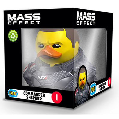 Фигурка-утка Numskull TUBBZ Mass Effect: Commander Shepard (Boxed Edition) - NS5103 - фото 4