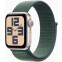 Умные часы Apple Watch SE 2 40mm Starlight Aluminum Case with Lake Green Sport Loop (MXEH3LL/A)