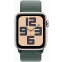 Умные часы Apple Watch SE 2 40mm Starlight Aluminum Case with Lake Green Sport Loop (MXEH3LL/A) - фото 2