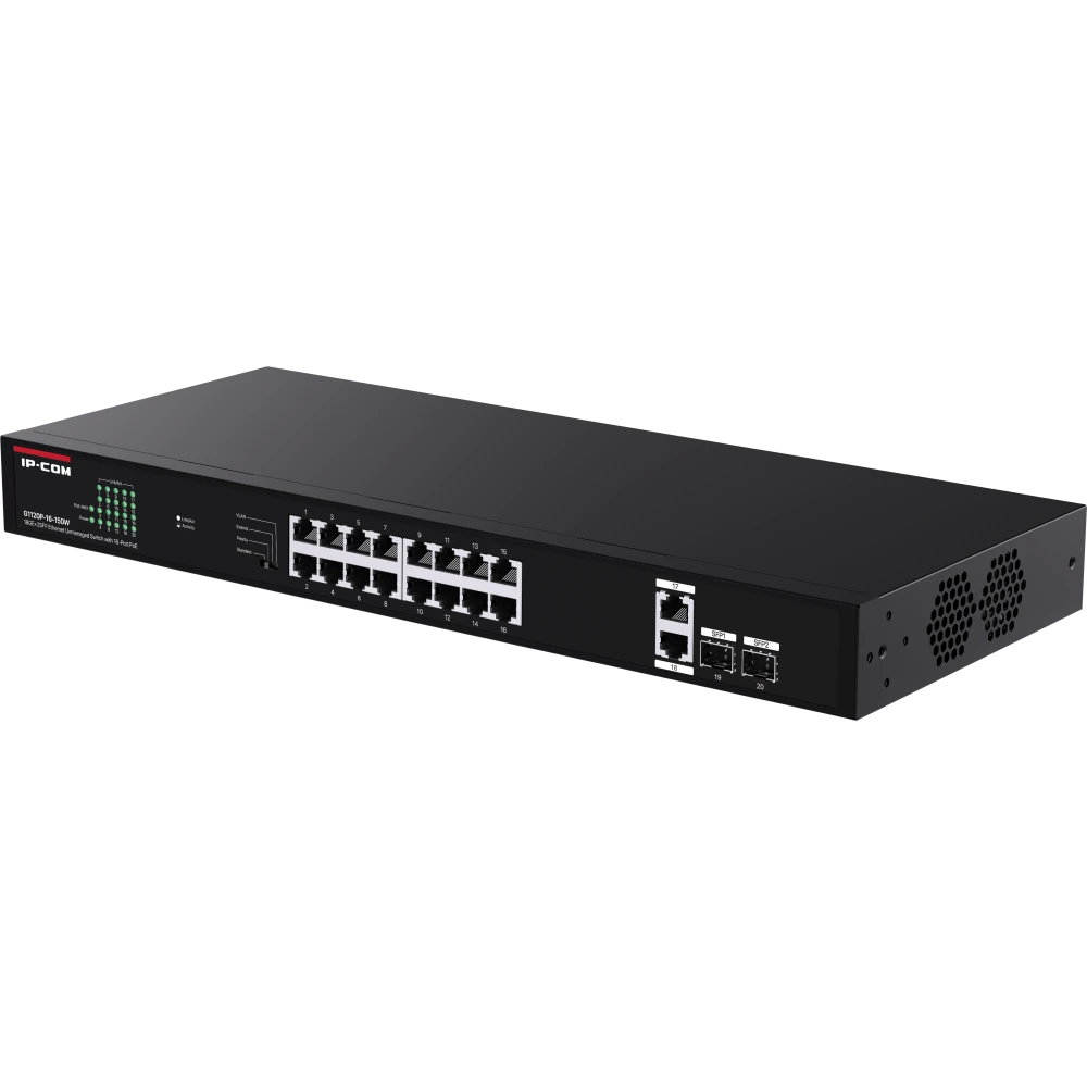 Коммутатор (свитч) IP-COM G1120P-16-150W - фото 2