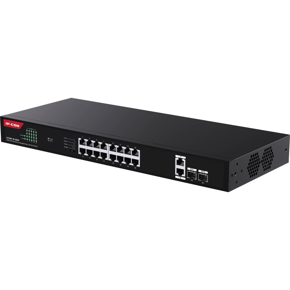 Коммутатор (свитч) IP-COM G1120P-16-250W - фото 2
