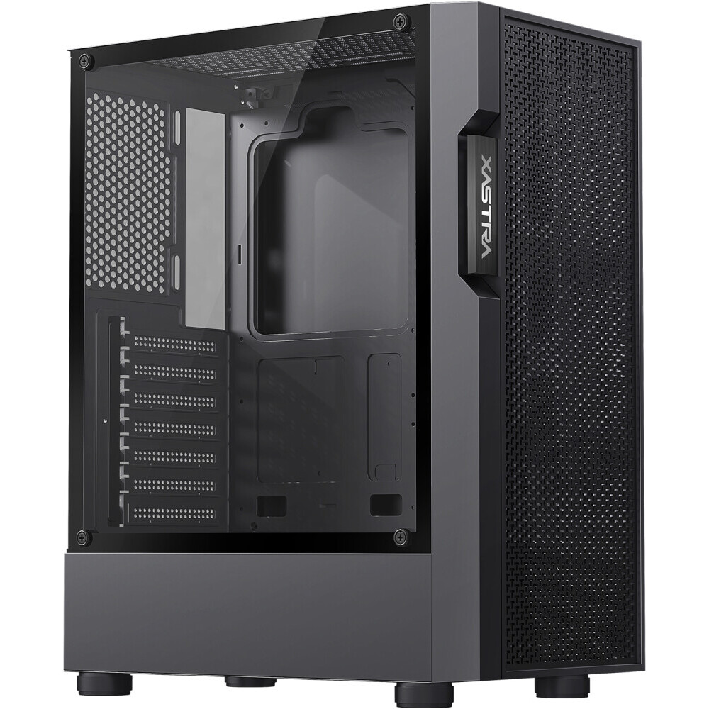 Корпус XASTRA A302 4FRGB Black - A302-BK-FC120FRGB-4F-GL - фото 4