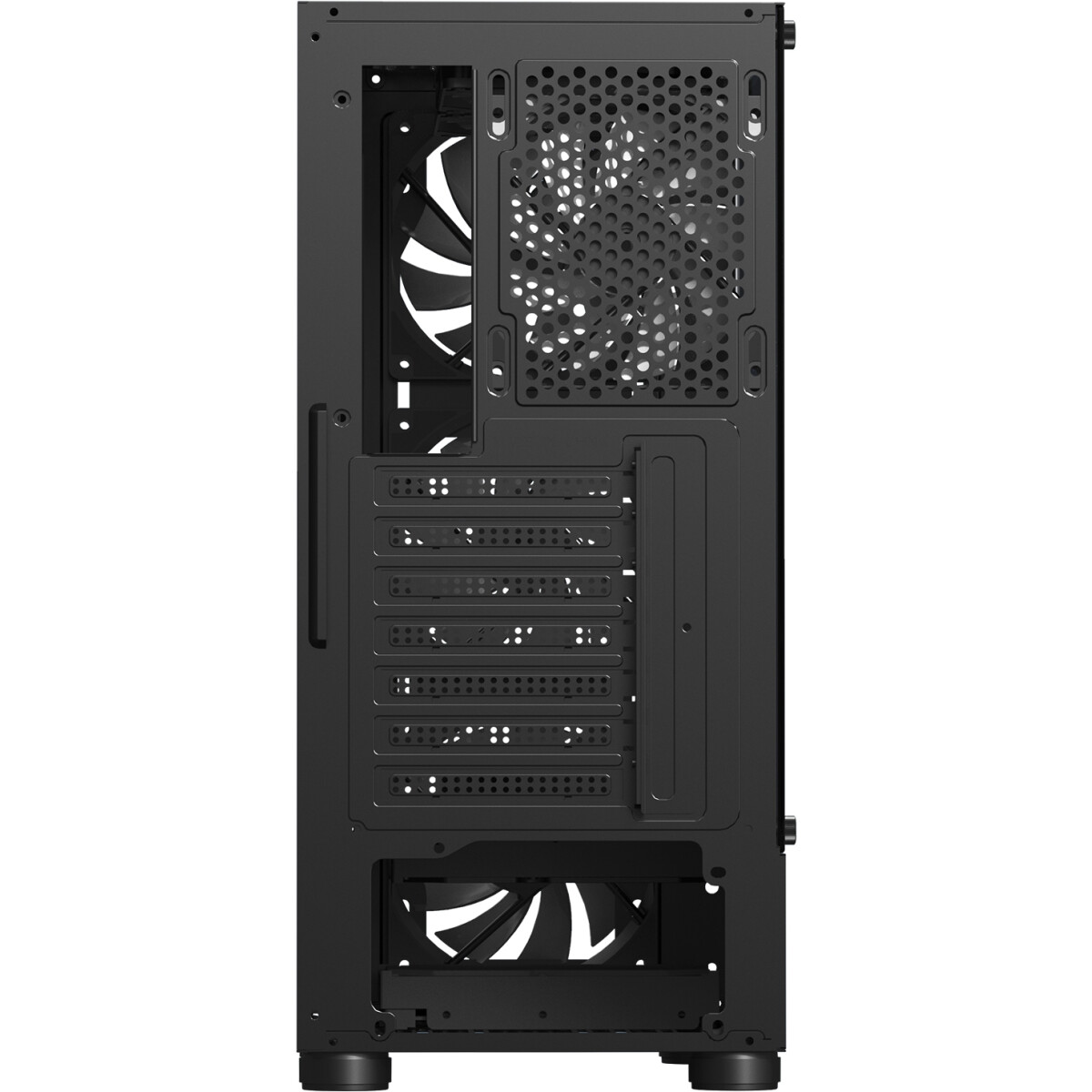 Корпус XASTRA A302 4FRGB Black - A302-BK-FC120FRGB-4F-GL - фото 8