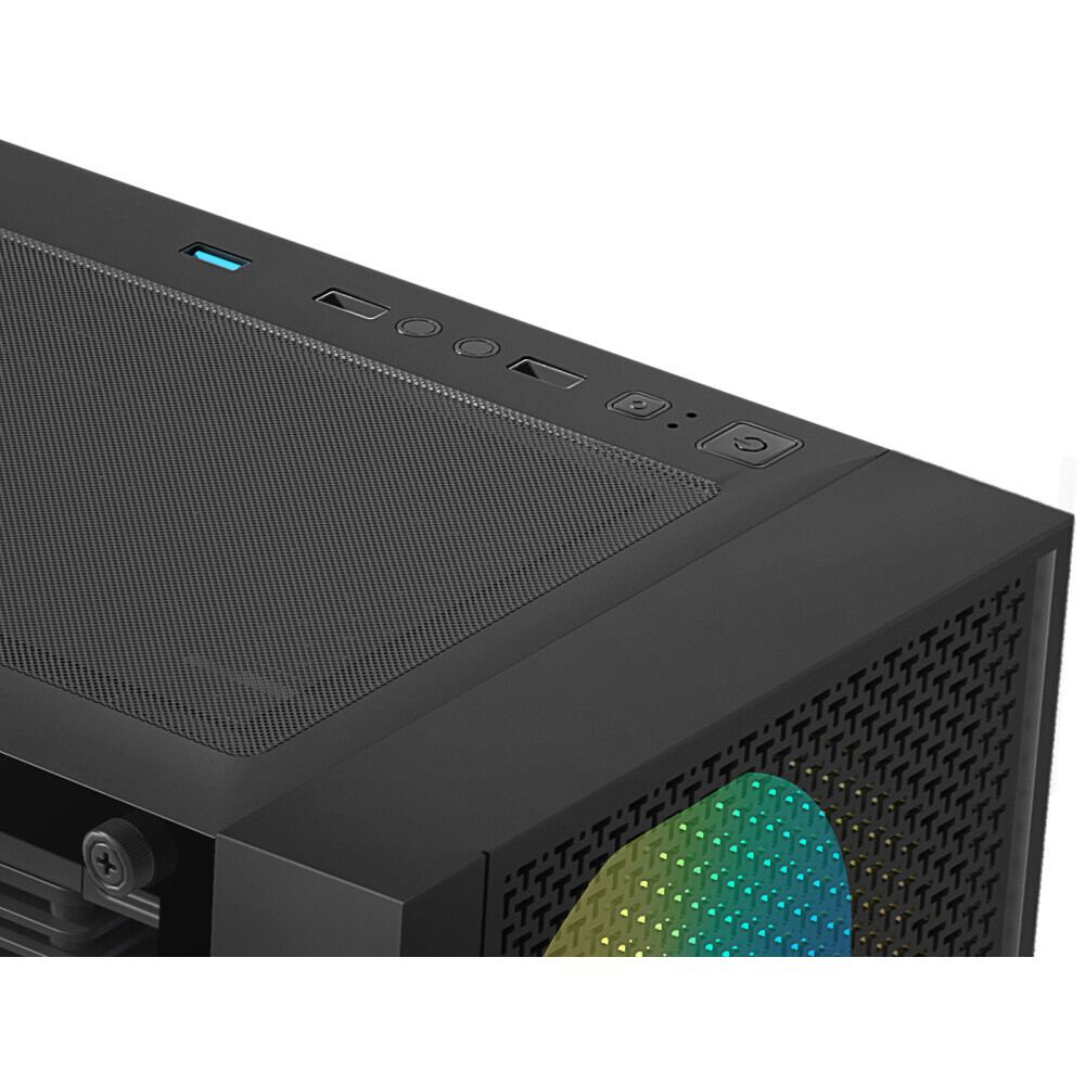 Корпус XASTRA A302 4FRGB Black - A302-BK-FC120FRGB-4F-GL - фото 11