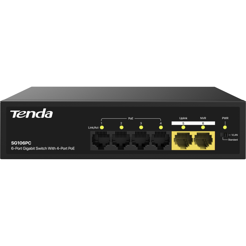 Коммутатор (свитч) Tenda SG106PC - фото 2