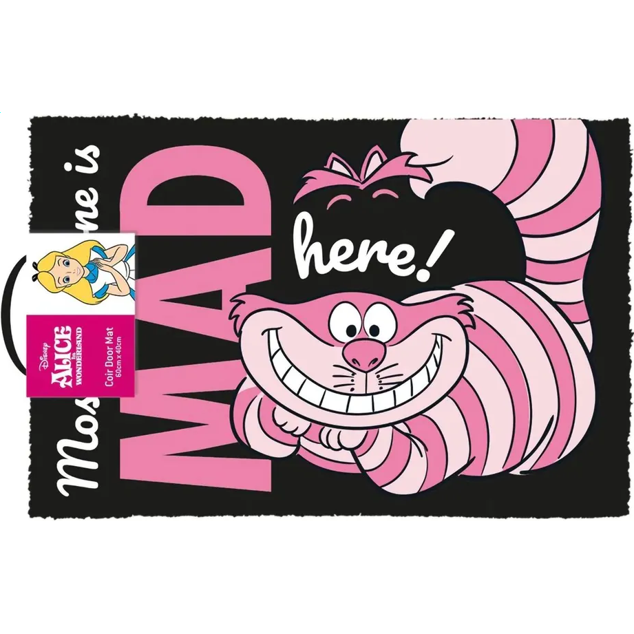 Придверный коврик Pyramid International Alice In Wonderland We're All Mad Here!