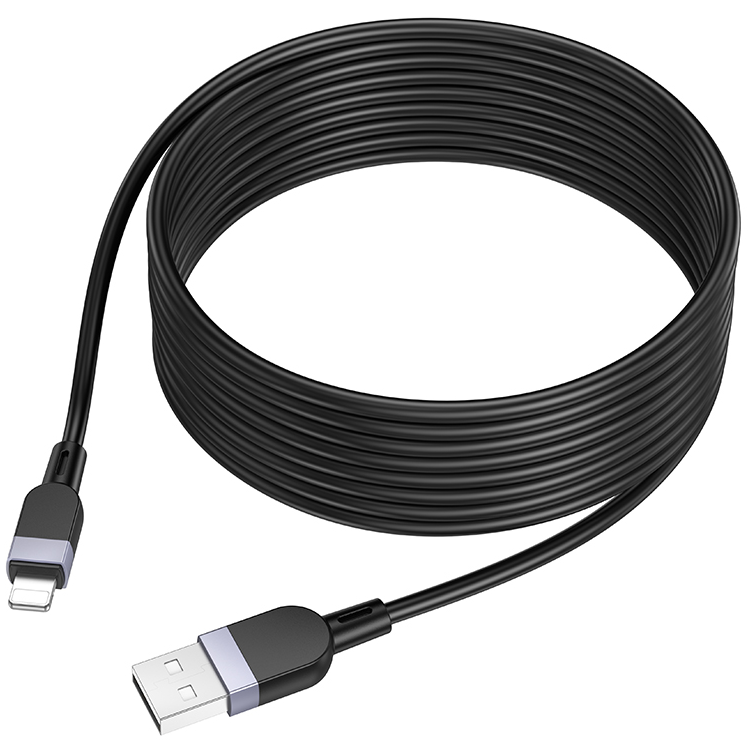 Кабель USB - Lightning, 3м, HOCO X109 Black (36346)