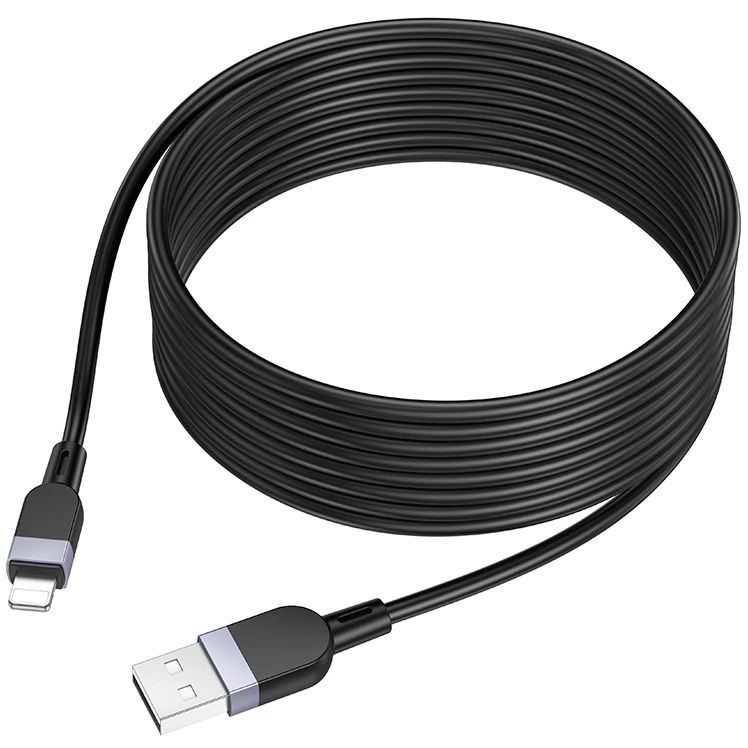 Кабель USB - Lightning, 3м, HOCO X109 Black (36346) - 636346