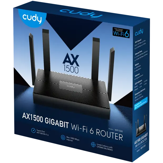 Wi-Fi маршрутизатор (роутер) Cudy WR1500 - фото 5