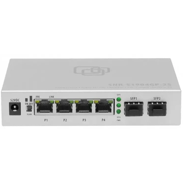 Коммутатор (свитч) SNR SNR-S1904GP-2S - фото 2