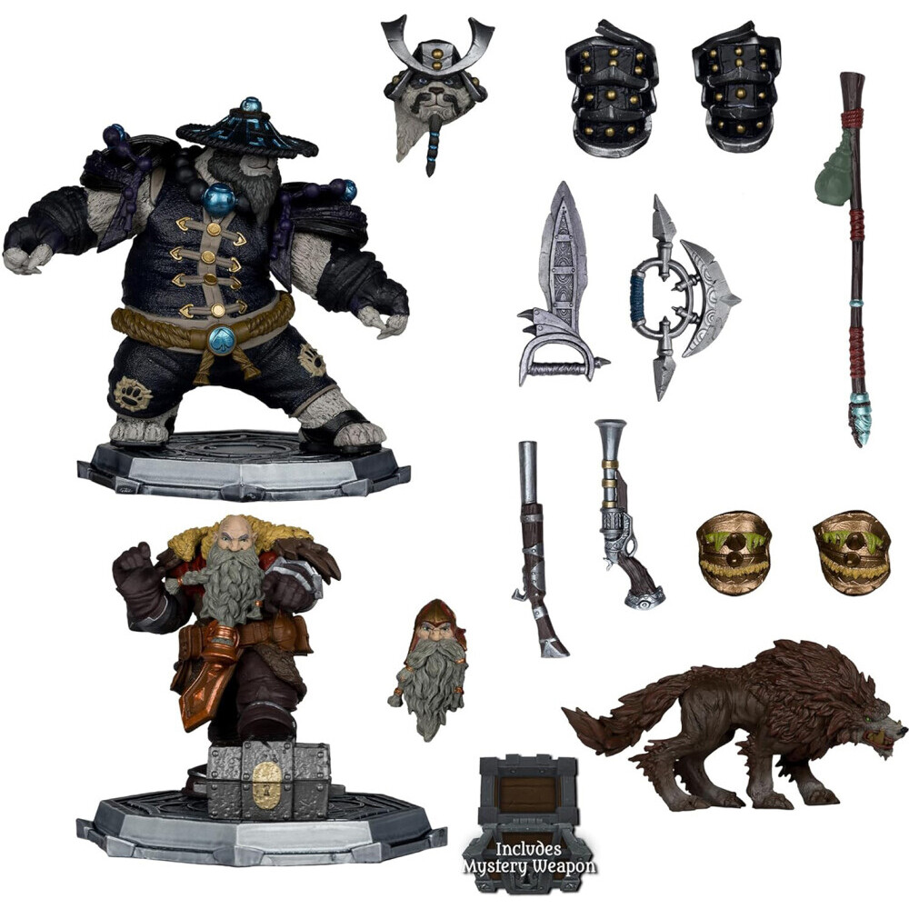 Набор фигурок McFarlane Toys World Of Warcraft Multipack Pandaren & Dwarf - 787926167078 - фото 6