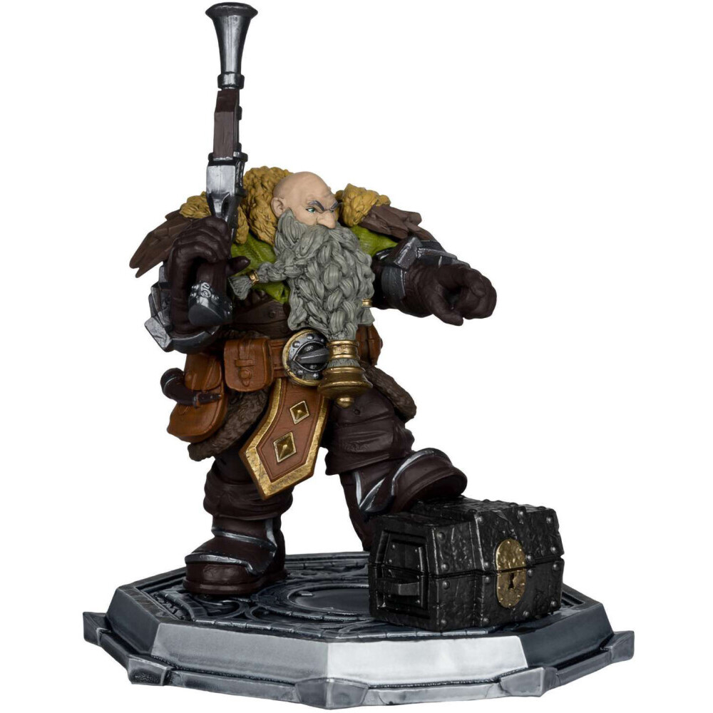 Фигурка McFarlane Toys World Of Warcraft Posed Dwarf Hunter Beast Master/Marksman Wv2 - 787926166767 - фото 2