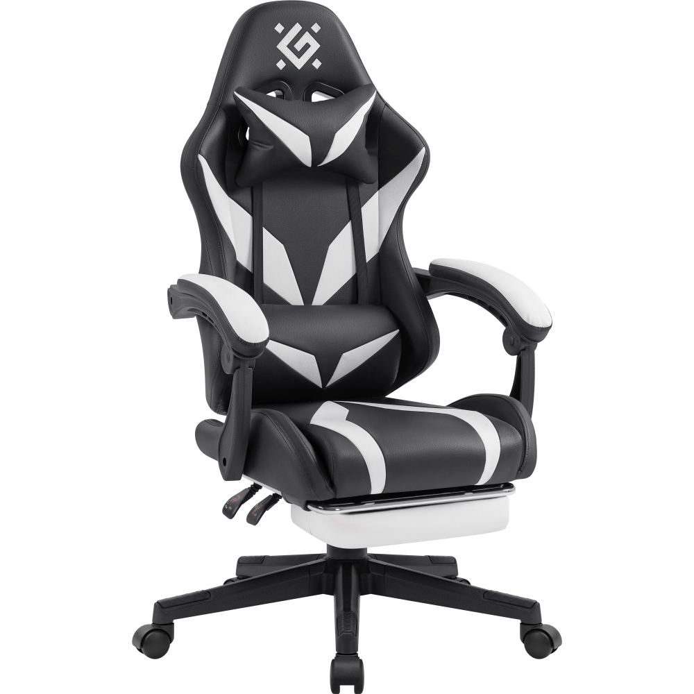 Игровое кресло Defender Aspect Black/White