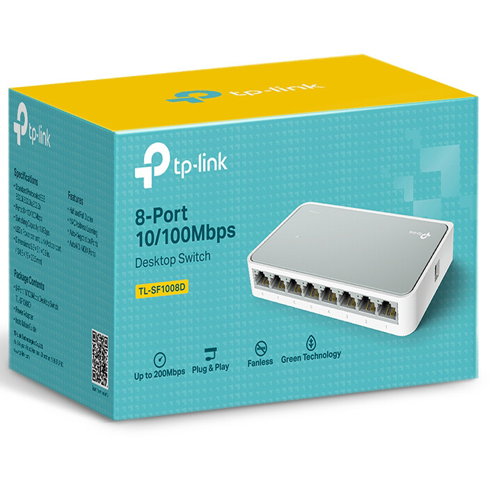 Коммутатор (свитч) TP-Link TL-SF1008D - фото 3