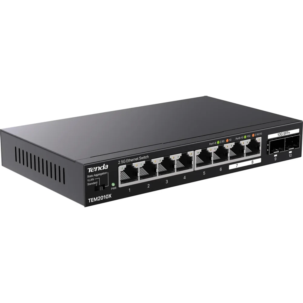 Коммутатор (свитч) Tenda TEM2010X - фото 2