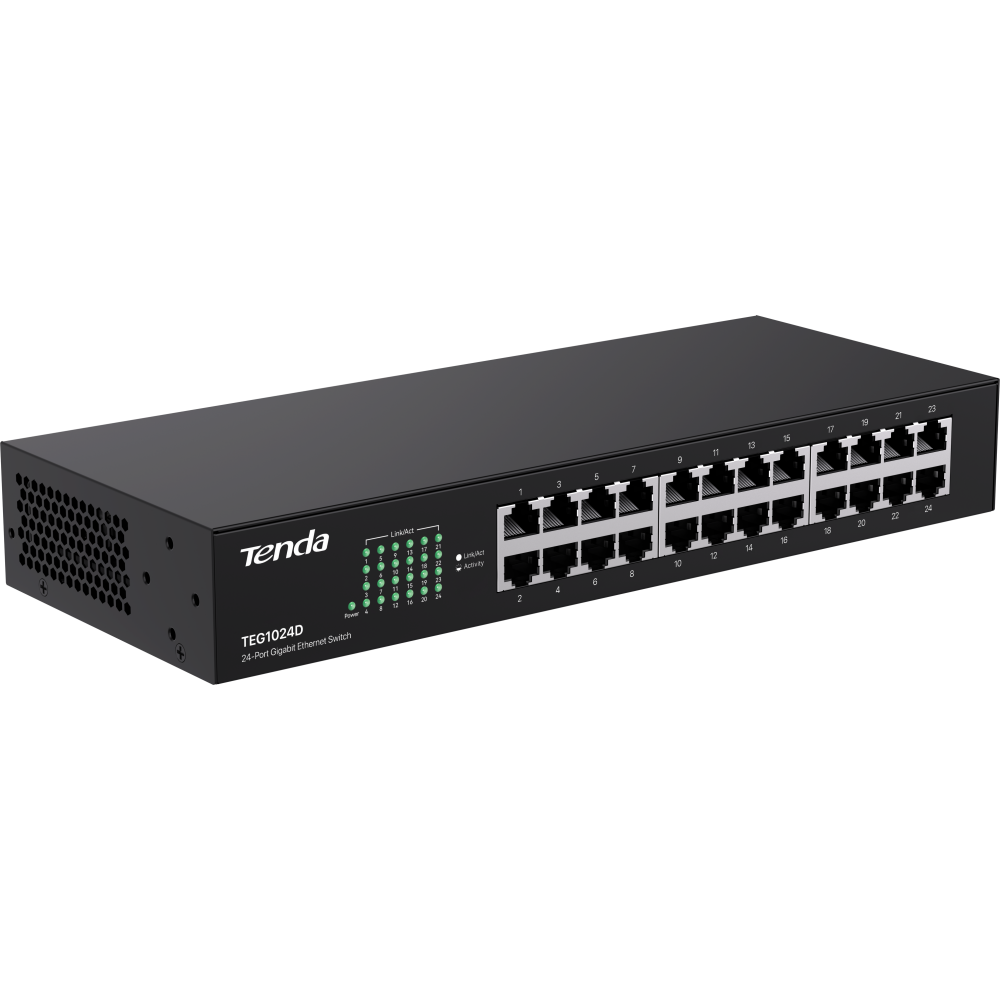 Коммутатор (свитч) Tenda TEG1024D - фото 3