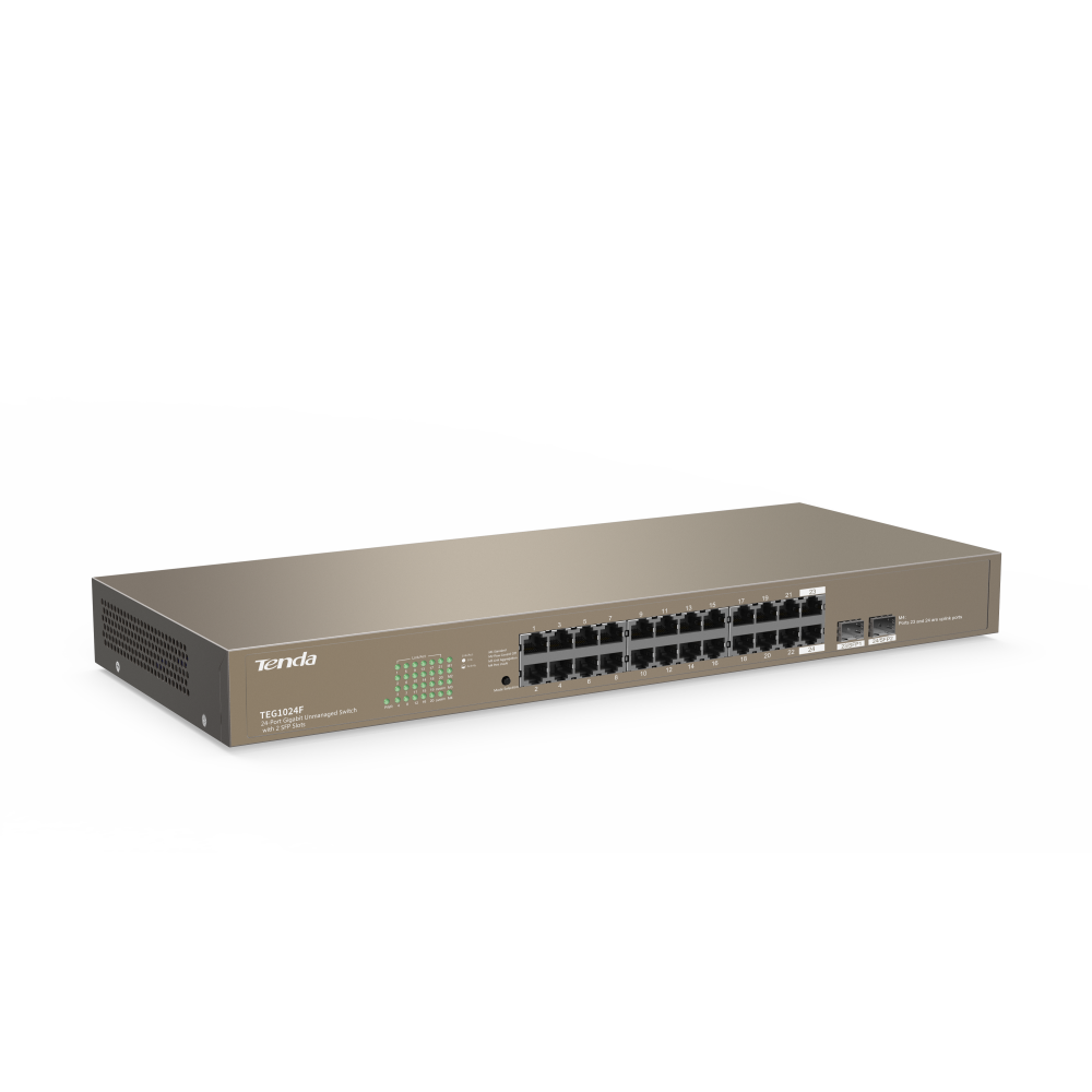 Коммутатор (свитч) Tenda TEG1024F - фото 3