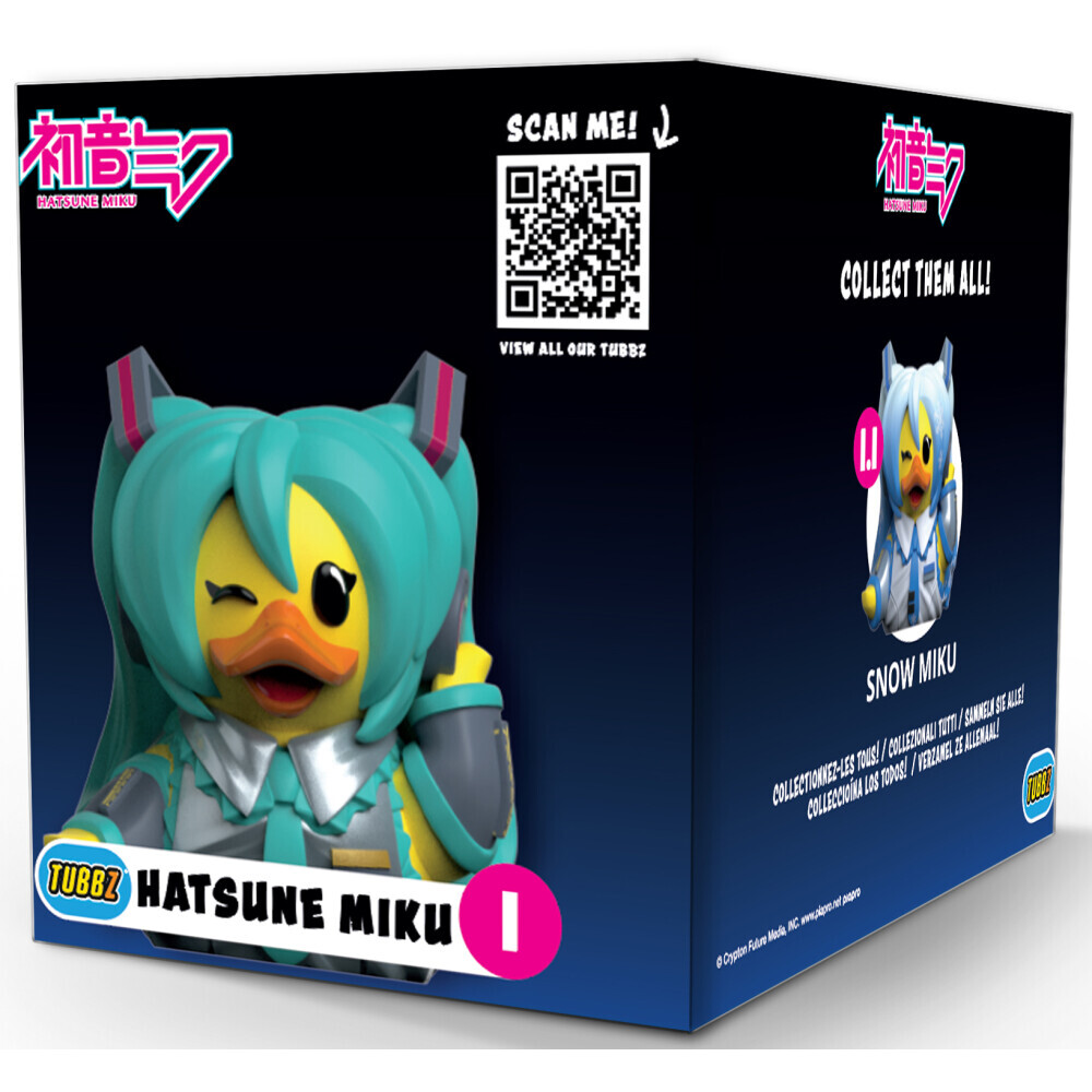 Фигурка-утка Numskull TUBBZ Hatsune Miku: Hatsune Miku (Boxed Edition) - NS5070 - фото 3