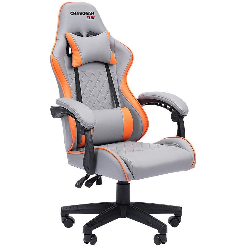 Игровое кресло Chairman CH28 Grey/Orange