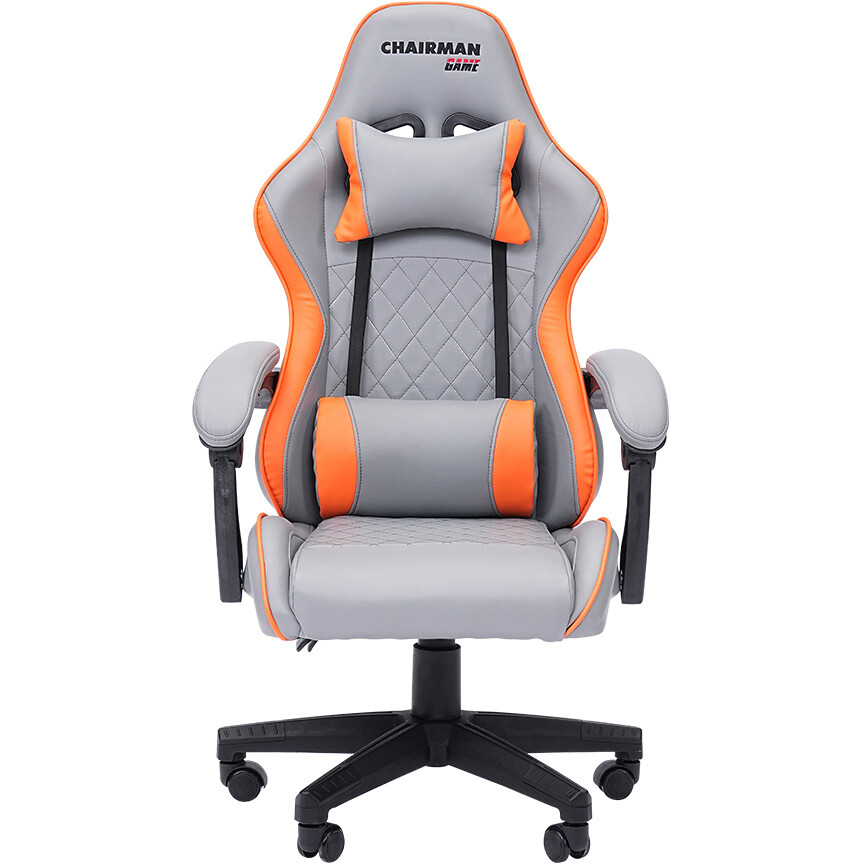 Игровое кресло Chairman CH28 Grey/Orange - 7162897 - фото 2