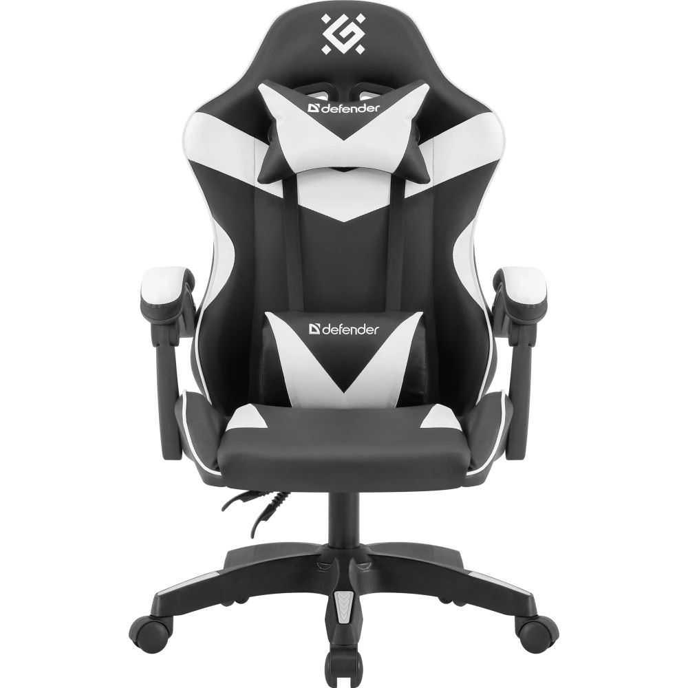 Игровое кресло Defender Urana Black/White - 64058 - фото 2